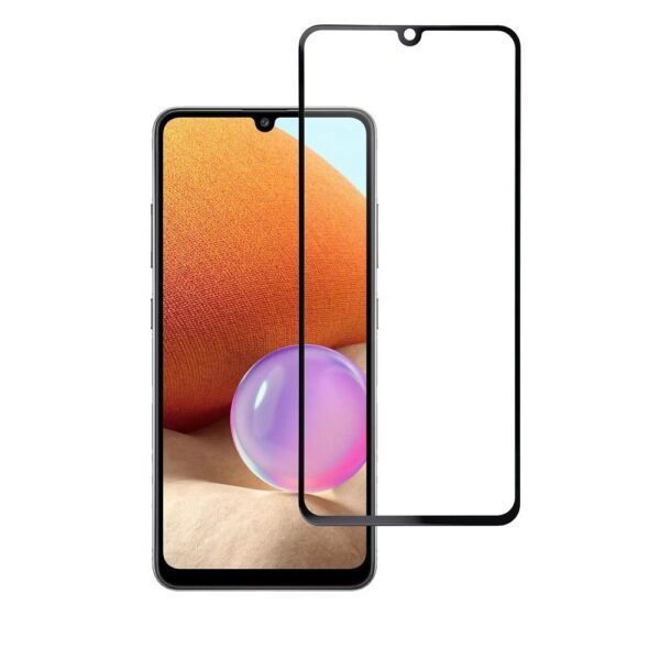 Tempered Glass Blue Star - SAMSUNG A32 LTE Full Face (full glue with frame/small size) - black Tempered Glass Blue Star – Bild 2