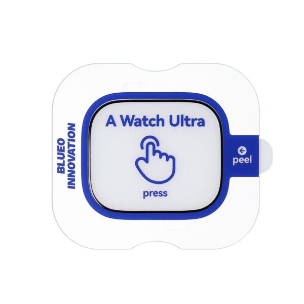 5D Mr. Monkey Glass - for Apple Watch Ultra / Ultra 2 black (Strong HD) – Bild 3