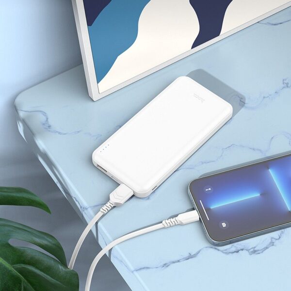 HOCO powerbank 10 000 mAh 2,1A J100 white – Bild 2