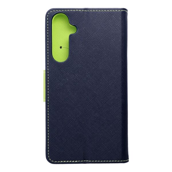 FANCY Book case for SAMSUNG A55 navy / lime – Bild 3