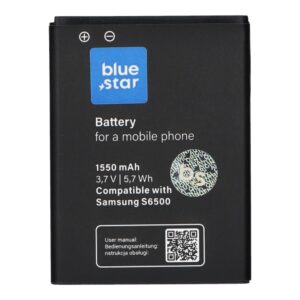BLUE STAR PREMIUM bateria do SAMSUNG Galaxy Mini 2 S6500 / Galaxy Young S6310 / Galaxy Ace Plus S7500 1550 mAh