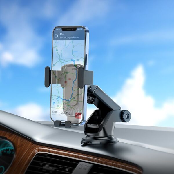 HOCO gravity car holder for windshield / center console CA104 black – Bild 3