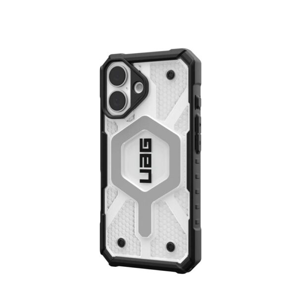 Case (UAG) Urban Armor Gear Pathfinder Clear compatible with MagSafe for IPHONE 16 ice – Bild 3