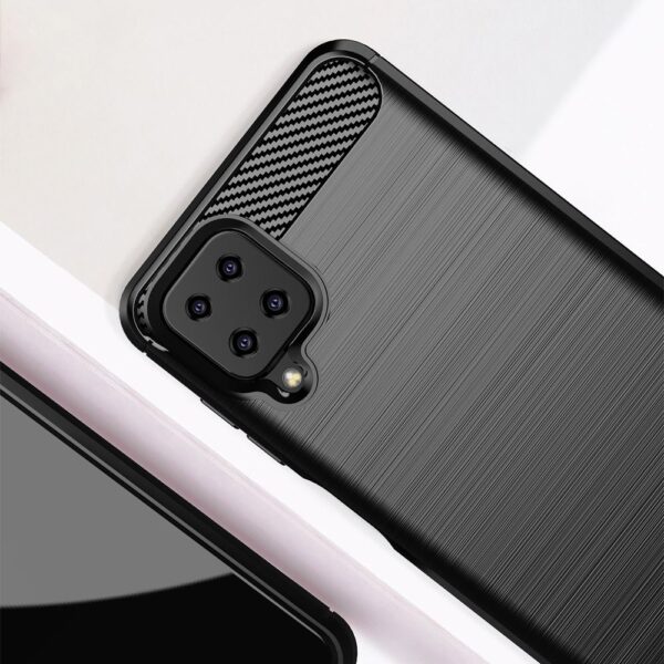 CARBON case for SAMSUNG A12 black – Bild 5