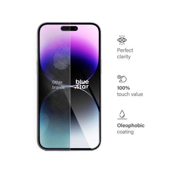 Tempered Glass Blue Star - IPHONE 14Pro – Bild 3