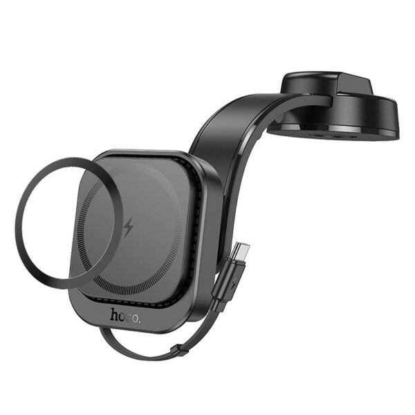 HOCO magnetic car holder for car console compatible with MagSafe HW24 black – Bild 2