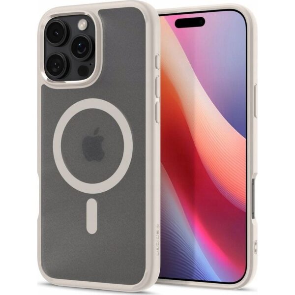 SPIGEN case ULTRA HYBRID MAG compatible with MagSafe for IPHONE 16 Pro frost natural titanium – Bild 5