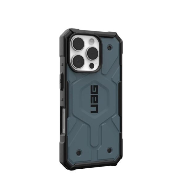 Case (UAG) Urban Armor Gear Pathfinder compatible with MagSafe for IPHONE 16 Pro cloud blue – Bild 5