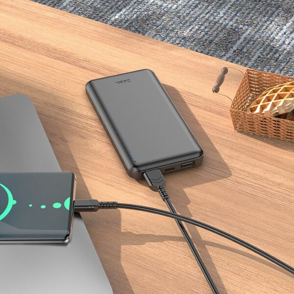 HOCO powerbank 10 000 mAh 2,1A J100 black – Bild 4