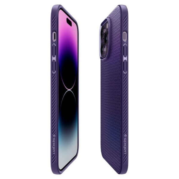 SPIGEN case LIQUID AIR for IPHONE 14 Pro Max deep purple – Bild 3