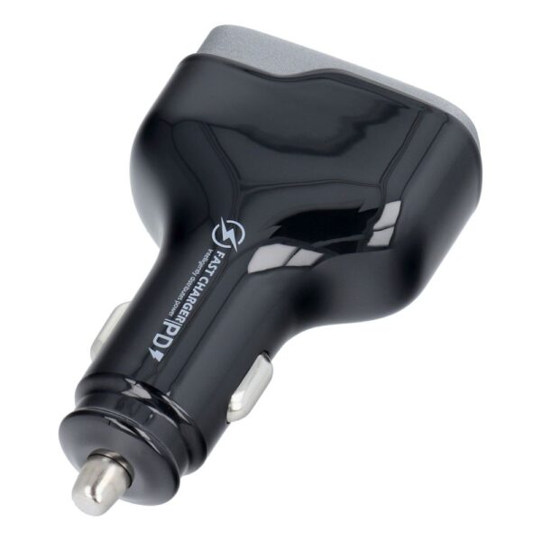 Car charger 2 x USB A + 2 x Type C PD QC3.0 6A 66W CC53-2A2C black – Bild 4