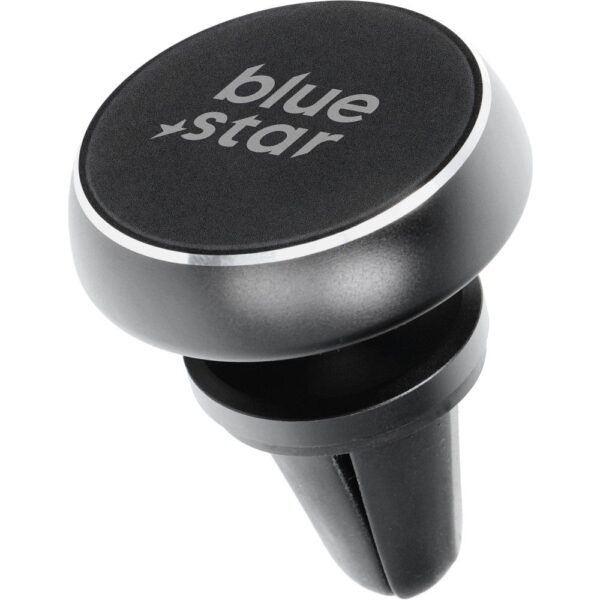 BLUE STAR ROUND MAGNETIC air vent car holder black – Bild 3