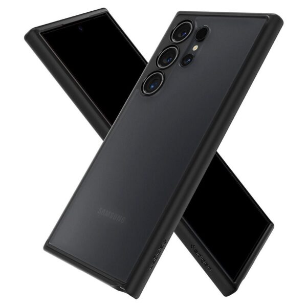 SPIGEN case ULTRA HYBRID for SAMSUNG S24 Ultra frost black – Bild 4