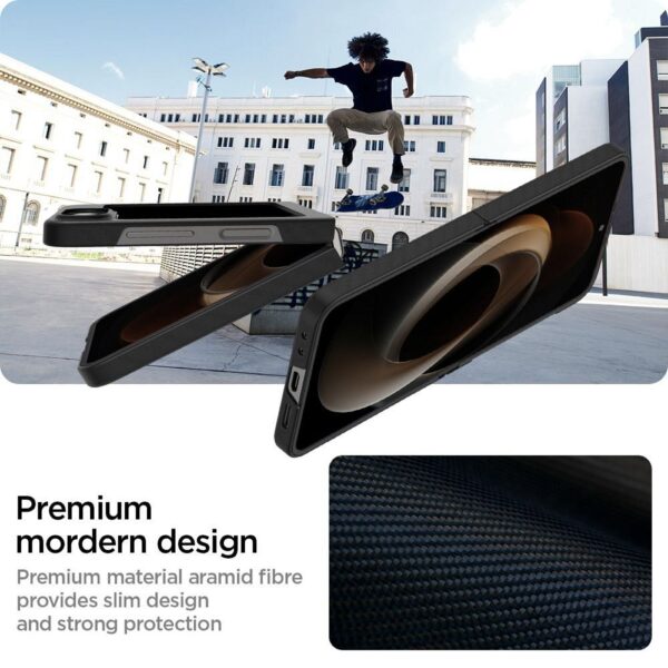SPIGEN case AIRSKIN for SAMSUNG Z Flip 6 aramid black – Bild 3