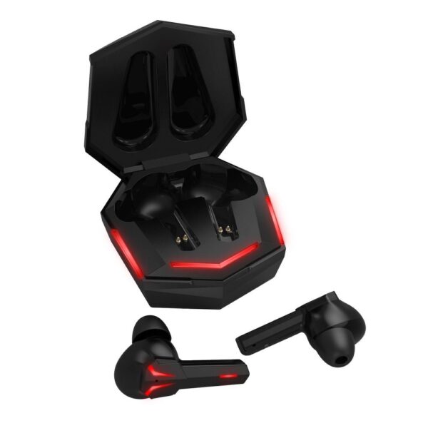 Bluetooth earphones TWS ART AP-TW-G10 GAMING with microphone and docking station with Type C black – Bild 5