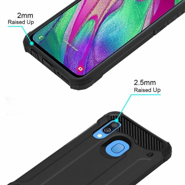 ARMOR case for SAMSUNG A40 black – Bild 3