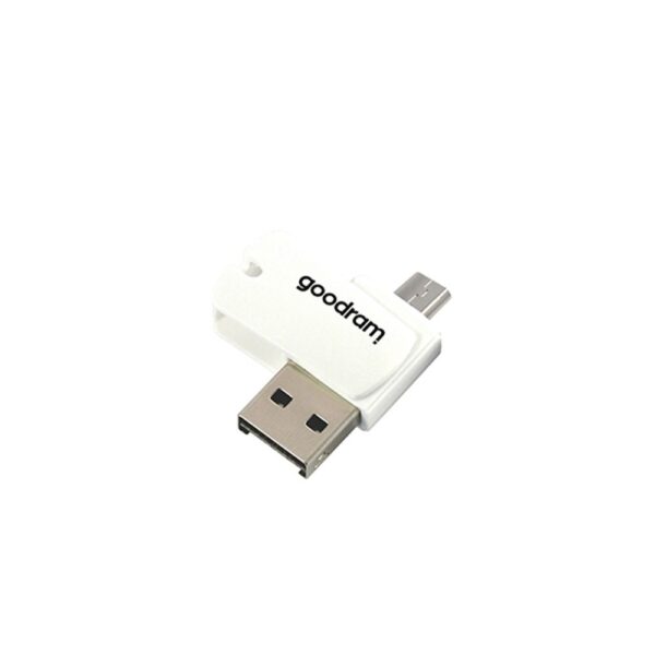 GOODRAM card reader USB A + Micro USB ALL IN ONE M1A4 + memory card micro SD 64GB with adapter SD – Bild 2