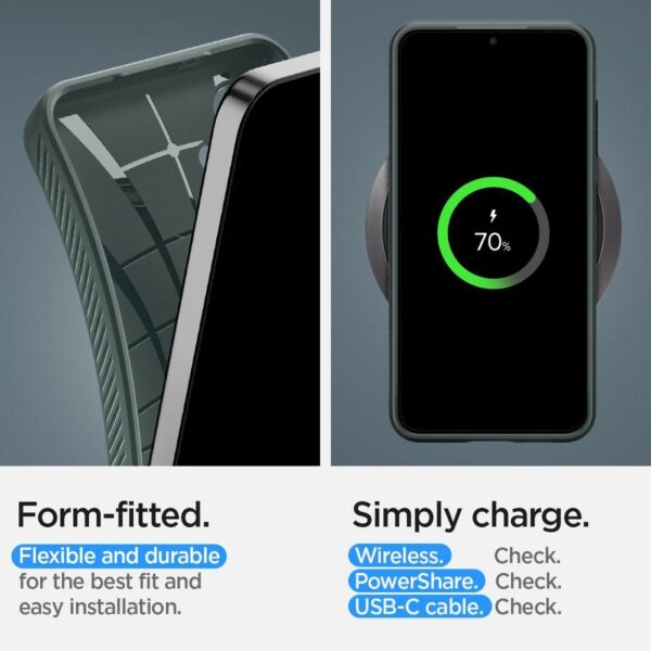 SPIGEN case LIQUID AIR for SAMSUNG S24 Plus abyss green – Bild 3