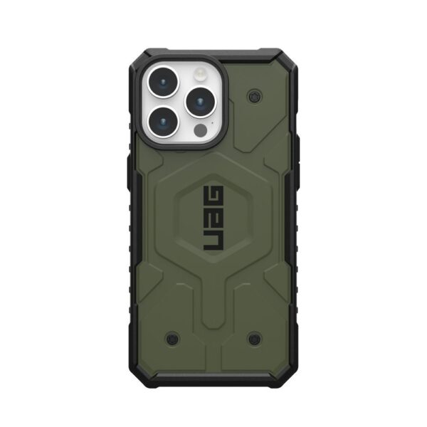 ( UAG ) Urban Armor Gear Pathfinder compatible with Magsafe for IPHONE 15 PRO MAX olive – Bild 2
