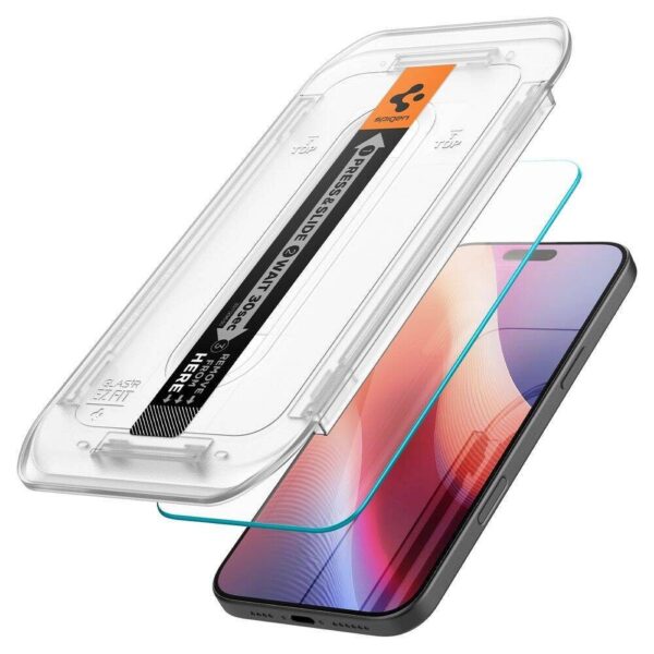 SPIGEN tempered glass GLAS.TR ”EZ FIT” for IPHONE 16 Pro Max clear – Bild 4