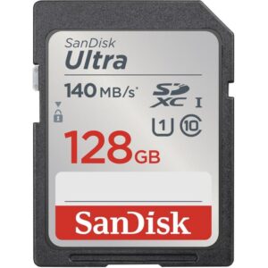 SANDISK memory card ULTRA SDXC 128GB 140MB/s