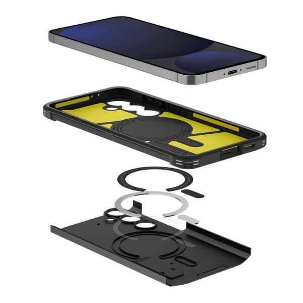 SPIGEN case TOUGH ARMOR compatible with MagSafe for SAMSUNG S24 FE black – Bild 3