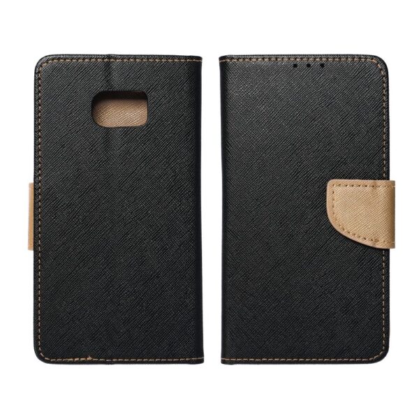 FANCY Book case for SAMSUNG S25 black / gold – Bild 2