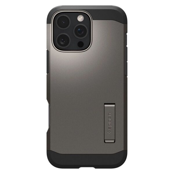 SPIGEN case TOUGH ARMOR MAG compatible with MagSafe for IPHONE 16 Pro gunmetal – Bild 3