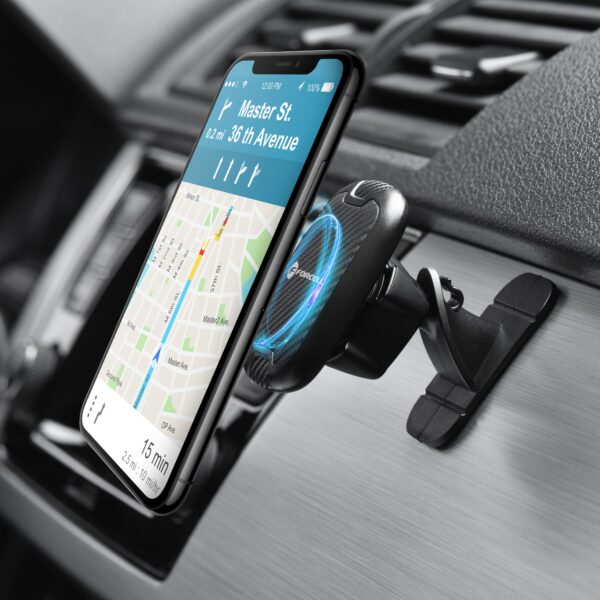 FORCELL car holder for smartphone CARBON H-CT322 magnetic desk – Bild 2