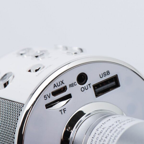 Multimedia karaoke microphone CR58 silver – Bild 5