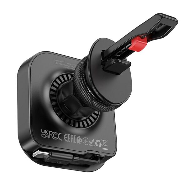 HOCO magnetic car holder for air vent compatible with MagSafe HW23 black – Bild 5