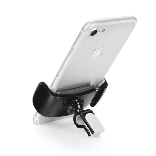 Car holder for smartphone to air vent black-grey 360 SILK – Bild 4