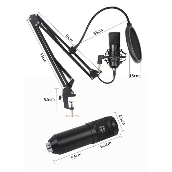 ART condenser microphone on a boom with a diaphragm AC-03 black – Bild 3