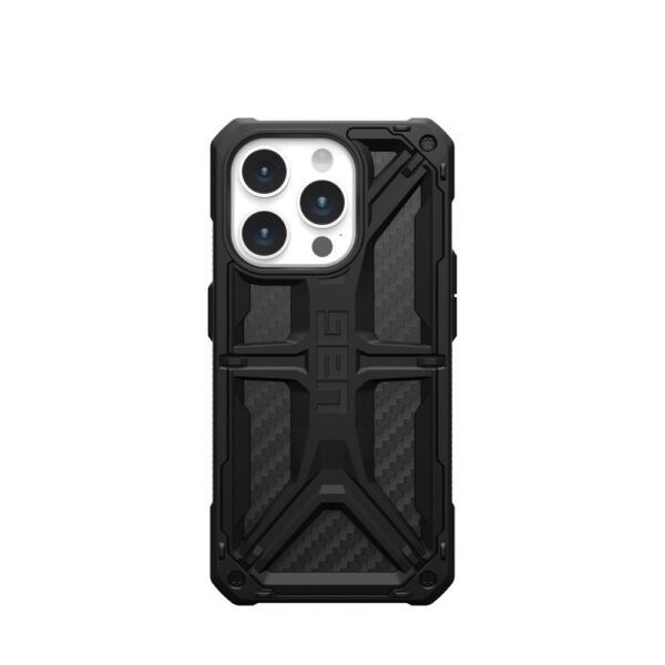 (UAG) Urban Armor Gear Monarch for IPHONE 15 PRO carbon fiber – Bild 4