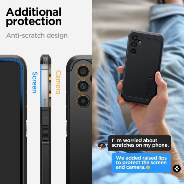 SPIGEN case TOUGH ARMOR for SAMSUNG A54 5G black – Bild 4