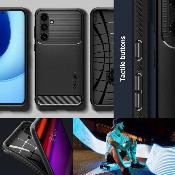 SPIGEN case RUGGED ARMOR for SAMSUNG S23 FE matte black – Bild 5