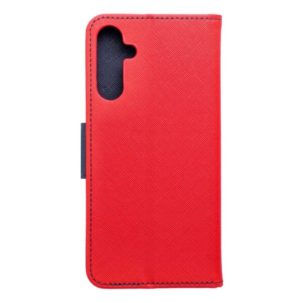 FANCY Book case for SAMSUNG A15 5G red / navy – Bild 3