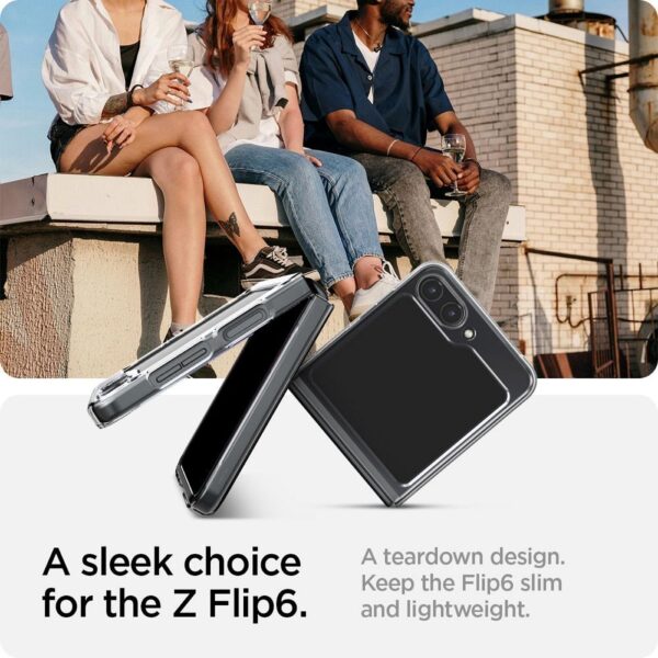 SPIGEN case AIRSKIN for SAMSUNG Z Flip 6 crystal clear – Bild 3