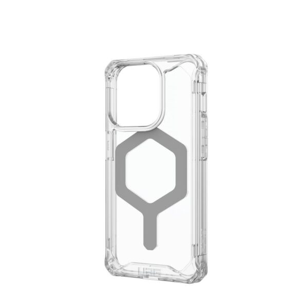 ( UAG ) Urban Armor Gear Plyo compatible with Magsafe for IPHONE 15 PRO ice silver – Bild 4