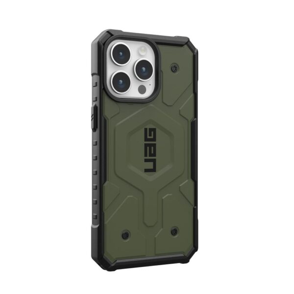 ( UAG ) Urban Armor Gear Pathfinder compatible with Magsafe for IPHONE 15 PRO MAX olive – Bild 5