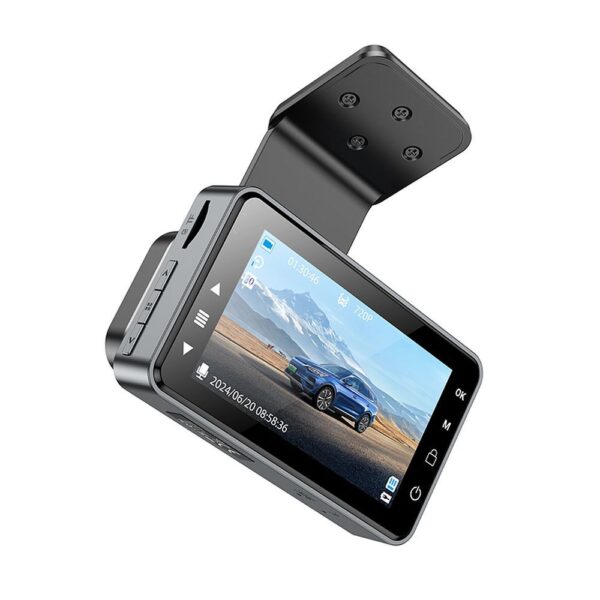 HOCO car recorder with display 3" 1280*720 / 30fps DV9 metal gray – Bild 5