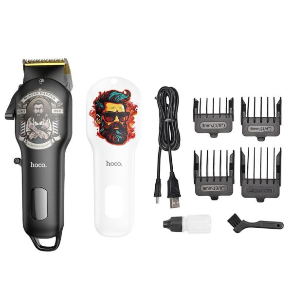 HOCO electric hair clipper with digital display HP20 black – Bild 5