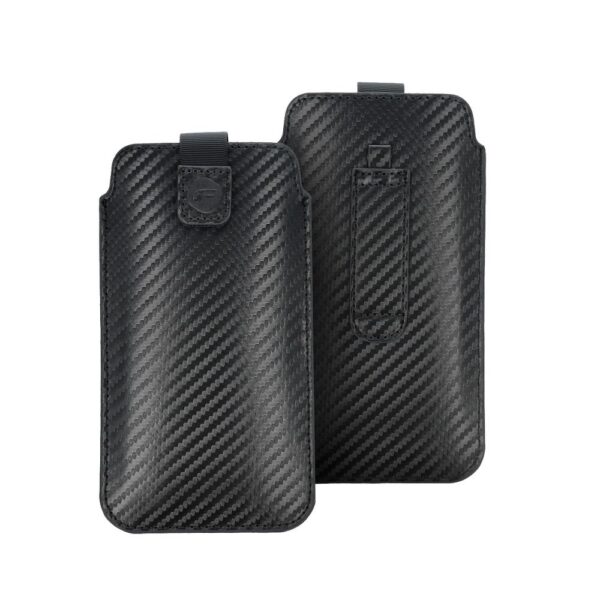 POCKET Carbon Universal Case - Size 17 - for SAMSUNG A02s / A03s / A05 / A05s / A12 / A15 / A21s / A25 / A32 5G / A42 5G / A72 5G / M12 XIAOMI Redmi 9A / 9AT / 9c / Note 10 PRO / Mi11 OPPO A52 / A72 / A92 REALME 7i VIVO Y52 5G / Y72 5G – Bild 4