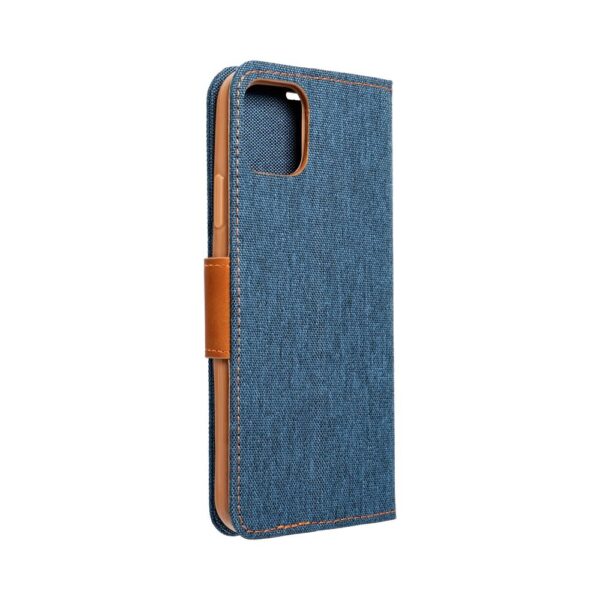 CANVAS Book case for IPHONE 16 Pro navy blue – Bild 5