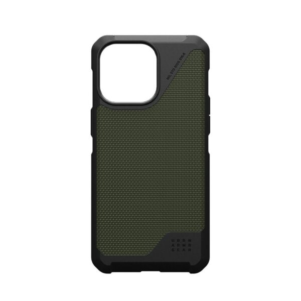(UAG) Urban Armor Gear Metropolis LT case compatible with MagSafe for IPHONE 15 PRO MAX kevlar olive – Bild 5
