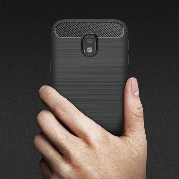 CARBON case for SAMSUNG J3 2017 black – Bild 2