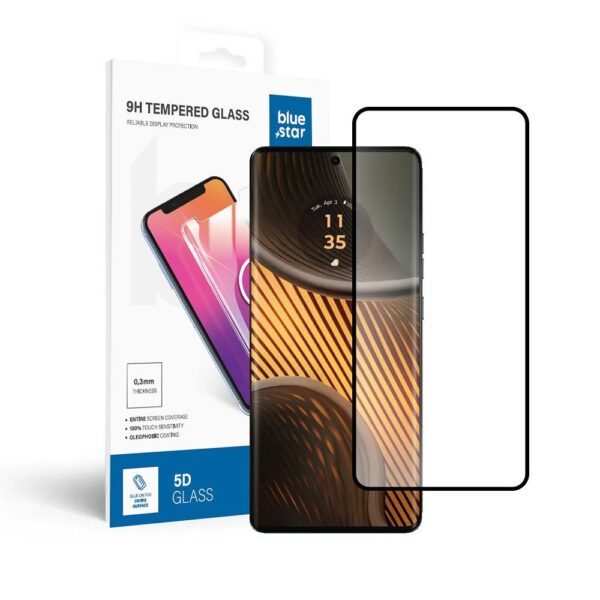 Tempered Glass Blue Star - Motorola Edge 50 Ultra - black Tempered Glass Blue Star