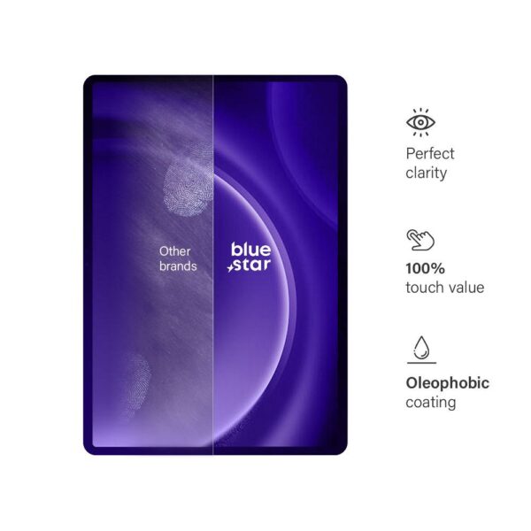 Tempered Glass Blue Star - SAMSUNG Galaxy Tab S9 FE+ 12.4" – Bild 2
