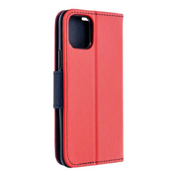 FANCY Book case for IPHONE 15 Pro Max red / navy – Bild 4