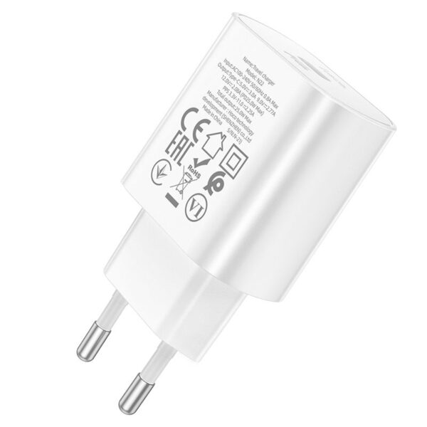 HOCO travel charger Type C PD QC3.0 25W N22 white – Bild 5